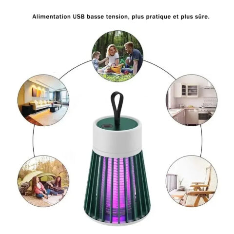 Lampe Anti-Moustiques à Choc Électrique